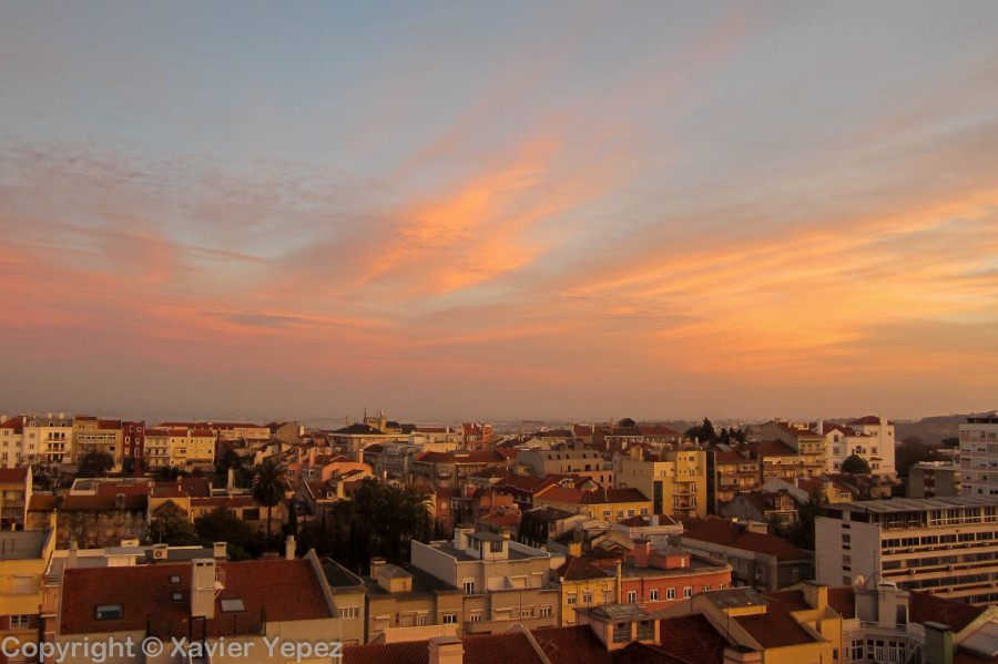 Lisbon, Portugal sunset